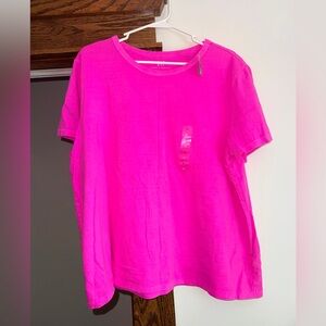 GAP Hot Pink Cotton Tee
